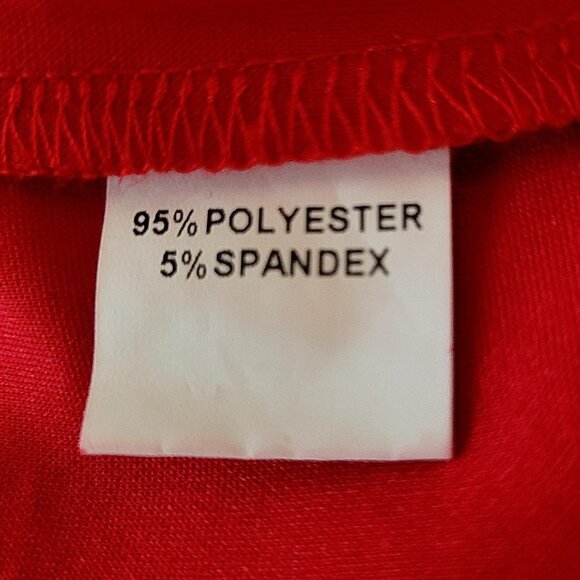 iHot Red Sleeveless Deep V Ruched Mini Cocktail Dress - Picture 5 of 5